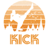 Retro Sunset Kickboxing Male