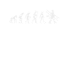 Evolution Schornsteinfeger kaminfeger Geschenk