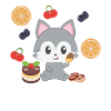 Husky - Husky T-Shirt - Husky - Snacking