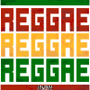 Reggae Font Block Graphic