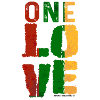 One Love Reggae Ribbon