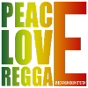 Peace Love Reggae Gradient