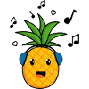 Musical Pineapple , Ananas