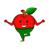 Yoga Apple Apfel