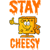 Stay cheesy cheese