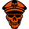 death head kepi marine skeleton