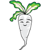 Delicious Radish Cartoon