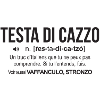 testa di cazzo definition