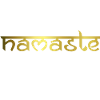 Namaste - gold