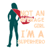 Superhero woman