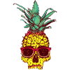 Pineapple skull
