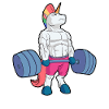 Deadlift Unicorn Fitness Unicorn Regalo