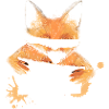 Fuchs mit einer Nachricht
