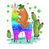 Sloth Riding Llama St