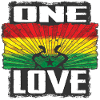 One Love Reggae Rastafari Design