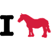 Ich liebe Reiten Kaltblut