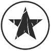 Star in black