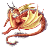 red pretty dragon