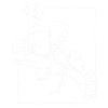 "Faces005" Oneline Premium Design White