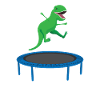 Jumping T Rex