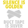 FUNNY Silence is golden - SHIRT