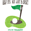 Golf retro saying love