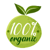 100% organic