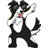 Border Collie Dabbing Dab Dance Gift