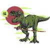 Samurai Rex Dinosaurier