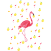 Flamingo Fruits I