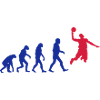 Basketball evolution logo