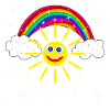Rainbow Laughing Sun Gift