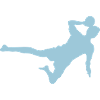 tchoukball silhouette ombre