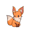 Chibi Comic Fox Dog Kawaii Cute Gift