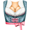 Dirndl Dekolletee