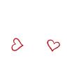 Hearts in the bike