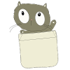 Curious Cat in the Pocket