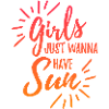 Girls just wanna have sun