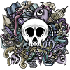 Doodle Skull