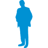 silhouette man