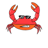 Cute Crab Crabs Crustaceans