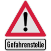 Achtung Gefahrenstelle!