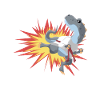 Dinosaur T-Rex makes karate