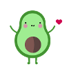 Avocado Cartoon Emoji
