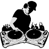 DJ turntables
