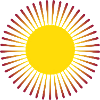 bright sun