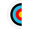 half target of archery