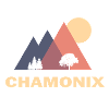 chamonix triangles mountains geometry