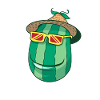 Watermelon with sombrero