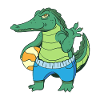 Summer alligator